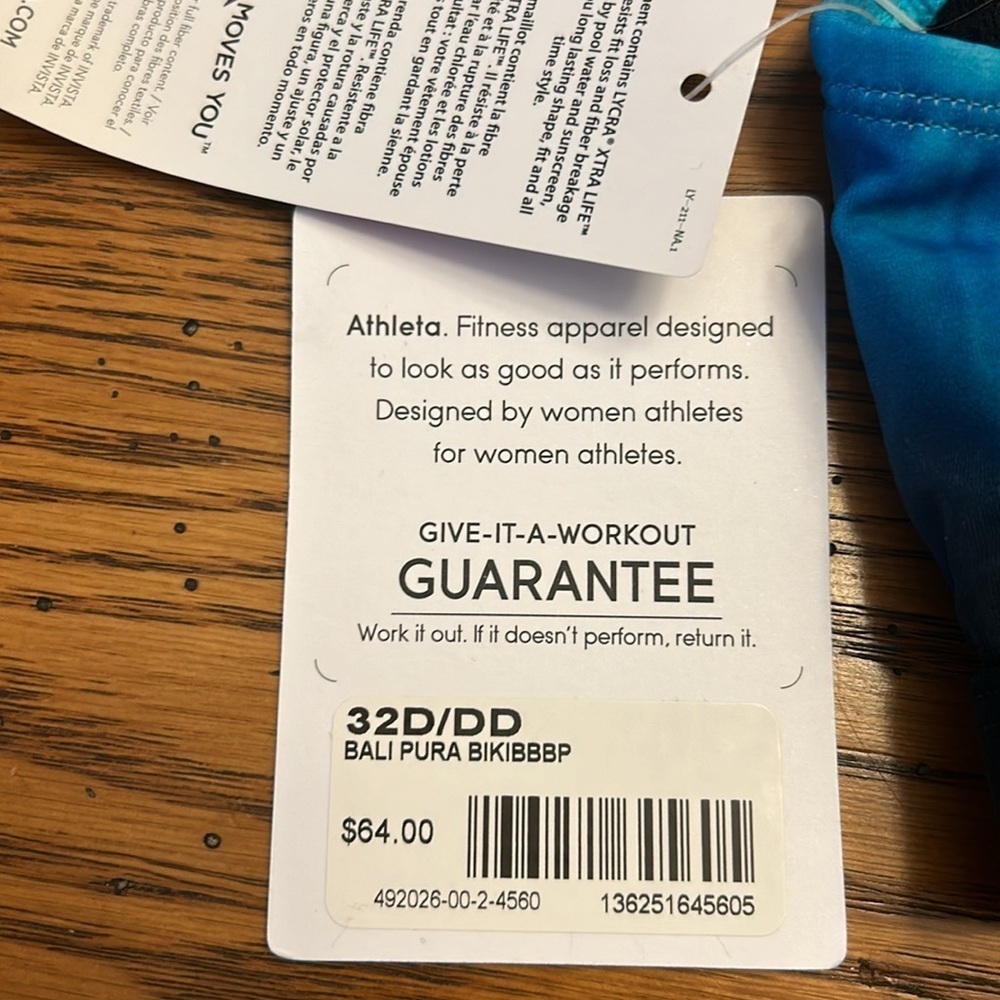 Athleta Swim Top NWT/6 - Picture 3 of 3
